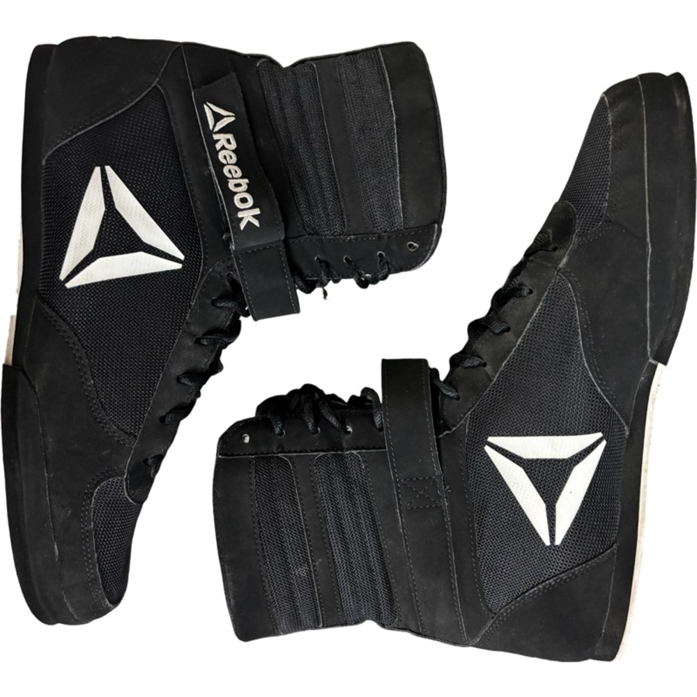 Reebok Boxing MMA UFC Boots CN4738, Mayweather, Strap/Buckle, Men's Size 12
